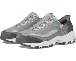 Кроссовки Skechers Hands Free Slip-Ins D'Lites, цвет Grey Light Pink 9951651 | grey light pink