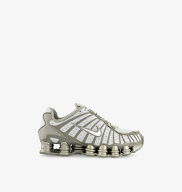 Кроссовки Shox tl из комбинированных материалов металлического оттенка Nike, белый r04434710 | light silver white light