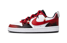 Кроссовки Nike Court Borough Skateboarding Shoes Women's Low-top Black/Red, черный/красный bq5448-115(team351-浓情黑玫) | black/red