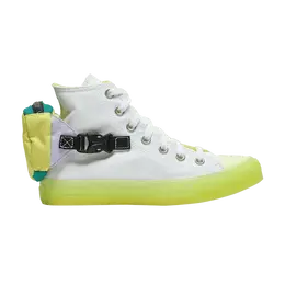 Кроссовки Converse Wmns Chuck Taylor All Star Buckle Up High 'White Volt', белый 569032c | white/volt glow/white
