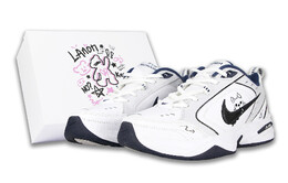 Кроссовки Nike Air Monarch 4 Chunky Sneakers Unisex Low-Top Black White 415445-102(team298-口水小狗s-box) | black/white