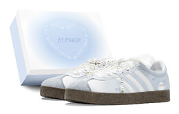 Кроссовки Adidas neo Skateboarding Shoes Unisex Low-top Blue, синий id6015(team88-清凉小鸭s-box) | blue with white lettering