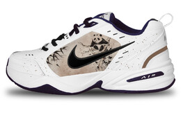 Кроссовки Nike Air Monarch 4 Chunky Sneakers Unisex Low-Top Black 415445-102(team298-童趣熊猫) | white