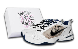 Кроссовки Nike Air Monarch 4 Chunky Sneakers Unisex Low-Top Black 415445-102(team298-闲云野鹤s-box) | white