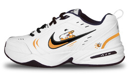 Кроссовки Nike Air Monarch 4 Chunky Sneakers Unisex Low-top Yellow, белый 415445-102(team298-柯基) | white