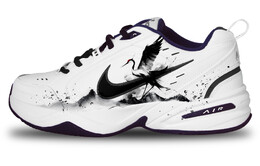 Кроссовки Nike Air Monarch 4 Chunky Sneakers Unisex Low-top Black/white, белый 415445-102(team58-鹤立东方) | white
