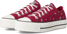 Кроссовки Converse Chuck Taylor All Star Lift Platform Floral Patchwork, цвет Sporty Berry/Vintage White 10010184 | sporty berry/vintage white