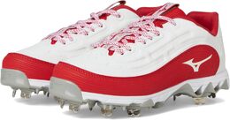 Кроссовки Mizuno 9-Spike Swift 8 Low Metal, цвет White/Red 9974380 | white/red