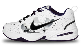 Кроссовки Nike Air Monarch 4 Chunky Sneakers Unisex Low-Top Black 415445-102(team58-行舟青山前) | white