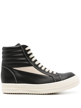 Rick Owens высокие кеды, черный rp02d3896lcolvs | черный