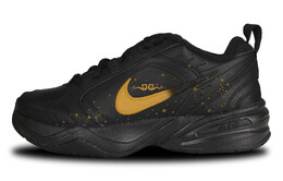 Кроссовки Air Monarch 4 Chunky унисекс с низким верхом золотистого цвета Nike, черный 415445-001(team58-紧箍咒) | black