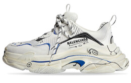 Кроссовки Balenciaga Triple S Women, белый 524039w3srb9014