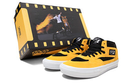 Кроссовки Vans Half Cab Skateboard Shoes Unisex Mid-Top Yellow Black vn0a5fcdy23(s-box)
