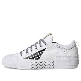 Кроссовки Adidas Nizza Multi Foxing Sneakers Women's, белый/черный gw5821 | white/black