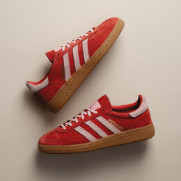 Кроссовки handball spezial w Adidas, мультиколор ie5894 | bright red / clear pink / gum