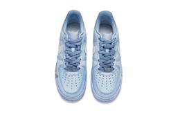 Кроссовки Nike Air Force 1 Skateboard Shoes Women's Low-Top White Gray dh2920-111(teamr-女款暴风雪蓝白)
