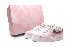 Кроссовки Nike Air Force 1 Skateboard Shoes Women's Low-Top Pink White dh2920-111(teams-女款鹊桥s-box)