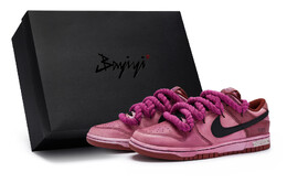 Кроссовки Nike Dunk Skateboard Shoes Women's Low-Top Black fq8876-618(team80-女款病号少女s-box)