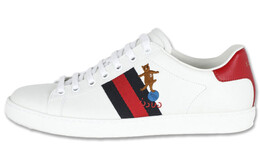 Кроссовки Gucci Ace Skateboard Shoes Women's Low-Top White 631727 1xg60 9113