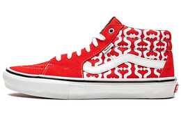 Кроссовки Grosso Supreme X Vans Mid 'Monogram S - Red' vn0a5ks15xs