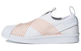 Кроссовки Adidas Superstar Slip On White Orange Women's d96704