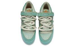 Кроссовки Adidas FORUM Skateboard Shoes Unisex Low-Top Green hq6332(team80-男女同款春日青)