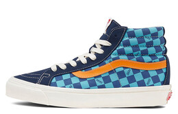 Кроссовки Vans SK8 Skateboard Shoes Unisex High-Top Blue Checkered vn0a4bvbtpd1