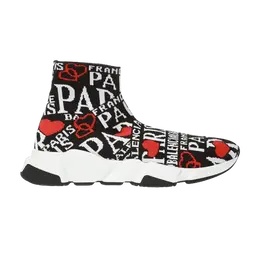 Кроссовки Balenciaga Balenciaga Wmns Speed Trainer 'Black White Red', черный 593658 w1791 1037 | black/white/red