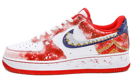 Кроссовки Nike Air Force 1 Skateboard Shoes Women's Low-Top Red White cw1575-100