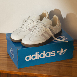 Кроссовки samba og Adidas, белый ih4880 | core white / grey two / cream white