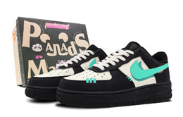 Женские кроссовки для скейтбординга Nike Air Force 1 Low, черный/синий dd8959-001 | 黑蓝