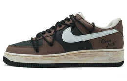 Кроссовки Nike Air Force 1 Skateboarding Shoes Men Low-top Brown/black/white, коричневый fq4296-101(team439-男款咖啡摩卡) | dark brown