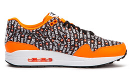 Кроссовки Nike Air Max 1, серый/оранжевый/белый 875844-008