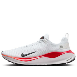 Кроссовки reactx infinity run 4 'white black bright crimson' Nike, белый dr2665-104 | white/black/platinum tint/bright crimson