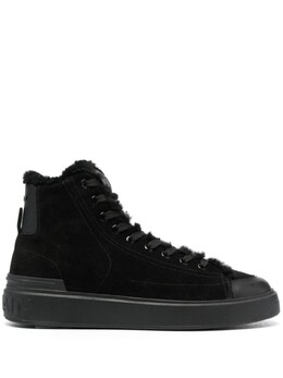 Balmain высокие кеды, черный ym1vg290lssf | черный