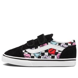 Кроссовки old skool sneakers black/white/red td Vans, черный vn000d3yaby | black/white/red/purple