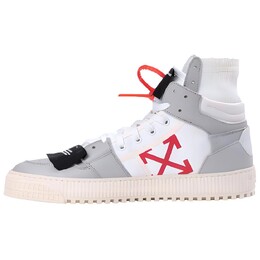 Кроссовки мужские Off-White Off-Court, серый / белый / красный omia065s198000160100