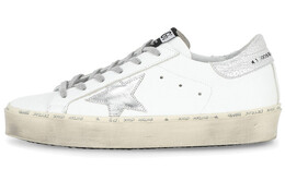 Женские кроссовки Golden Goose Hi Star, белый/серебряный gwf00118.f000329.80185
