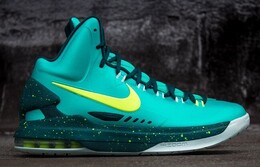 Кроссовки Nike KD 5 Hulk, зеленый 554988 300 | hulk