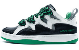 Кроссовки Kappa Skateboard Shoes Unisex Low-Top Black White Green kpcbgcs81c-990