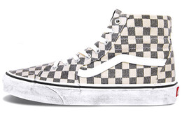 Кроссовки Vans SK8-HI Tapered Grey/White Washed Checkboard vn0a4u16hqe