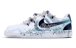 Кроссовки Nike Court Vision 1 Skateboarding Shoes Men Low-top Blue, белый/черный dh2987-101(team51-叹墨晚书) | white/black