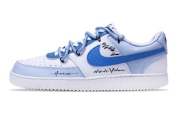 Кроссовки Nike Court Vision 1 Skateboarding Shoes Men Low-top White/blue, синий dh2987-101（team408- 轻逸云步） | blue