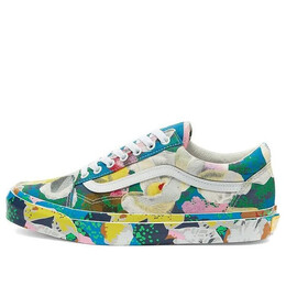 Кроссовки kenzo x og old skool lx 'floral yellow' Vans, синий vn0a4p3x01h | blue/pink/green