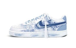 Кроссовки Nike Court Vision 1 Skateboarding Shoes Men Low-top White/blue, синий/белый dh2987-101(team301-青花瓷) | blue/white