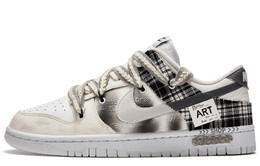 Кроссовки Nike Dunk Skateboarding Shoes Men Low-top Beige/White, цвет Off-white dj6188-101(team202-忘忆) | off-white