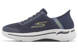 Кроссовки Skechers Go Walk Arch Fit Lifestyle Shoes Men Low-top Blue/yellow/white, синий 216258-nvy | blue