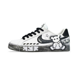 Мужские кроссовки для скейтбординга Nike Court Royale, Black bq4222-103(teameight-男款暴力痞熊) | black