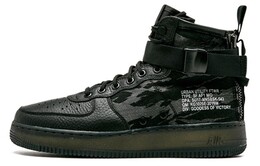 Кроссовки Nike Sf Air Force 1 Mid Black Cargo Khaki aa7345-001