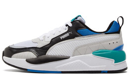 Кроссовки Puma X-Ray 2 Life Unisex, белый/черный/синий/зеленый 373108-28